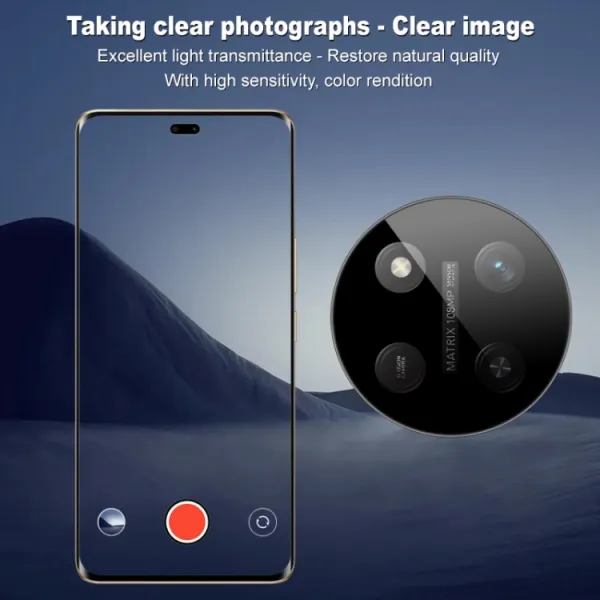 IMAK EASY INSTALL Sklo na fotoaparát Honor Magic7 Lite 5G BLACK