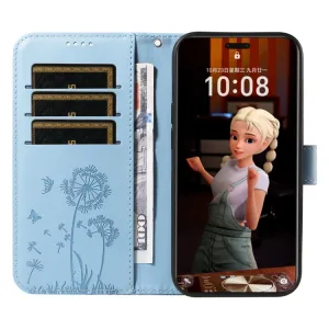 ART DANDELION Peňaženkové puzdro pre Honor Magic7 Pro 5G svetlomodré
