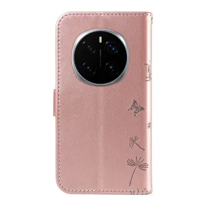 ART DANDELION Peňaženkové puzdro pre Honor Magic7 Pro 5G ružové