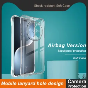 IMAK AIRBAG Extra odolný kryt Honor Magic7 Pro 5G priehľadný