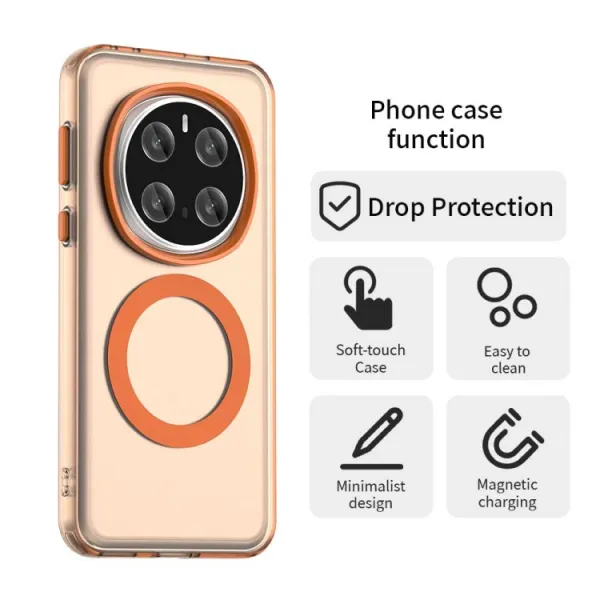 CANDY MAGSAFE Ochranný obal pre Honor Magic7 Pro 5G oranžový