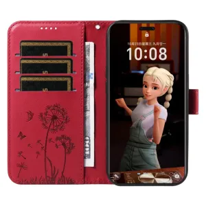 ART DANDELION Peňaženkové puzdro pre Honor Magic7 Pro 5G červené