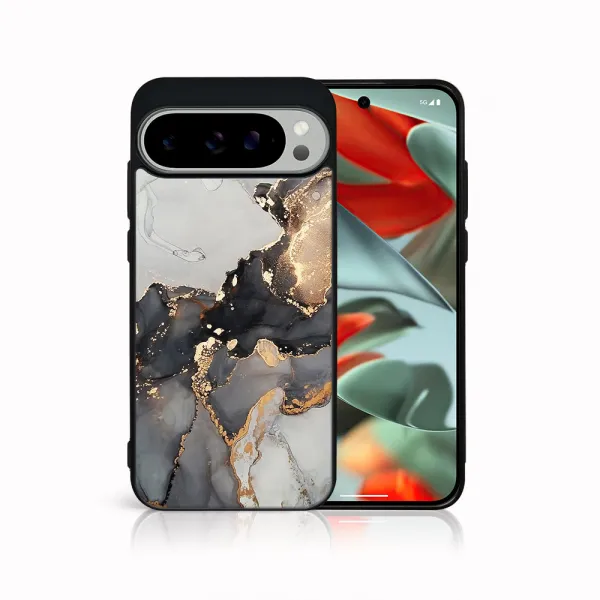 MY ART Ochranný kryt pre Google Pixel 9 Pro GREY MARBLE (140)