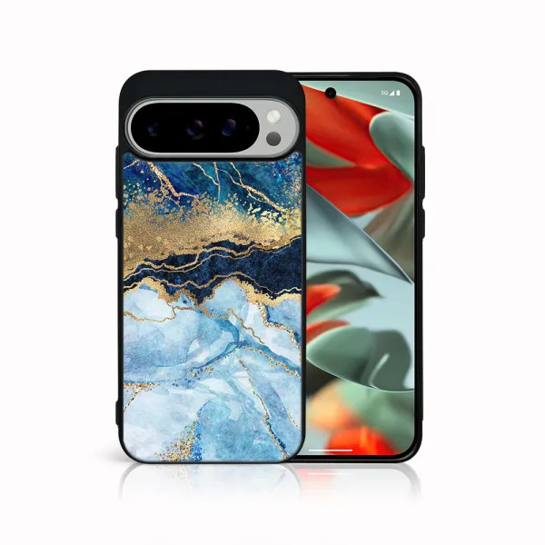 MY ART Ochranný kryt pre Google Pixel 9 Pro BLUE MARBLE (141)