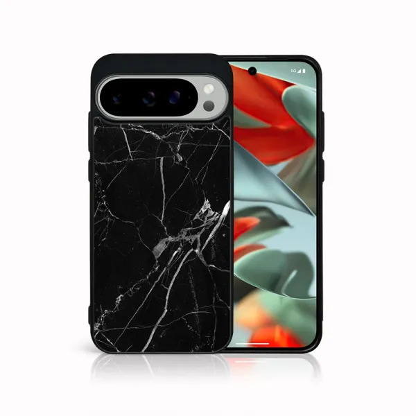 MY ART Ochranný kryt pre Google Pixel 9 Pro BLACK MARBLE (142)