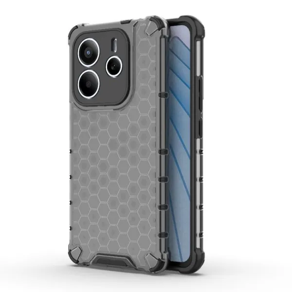 HONEYCOMB Ochranný kryt Xiaomi Redmi Note 14 5G čierny