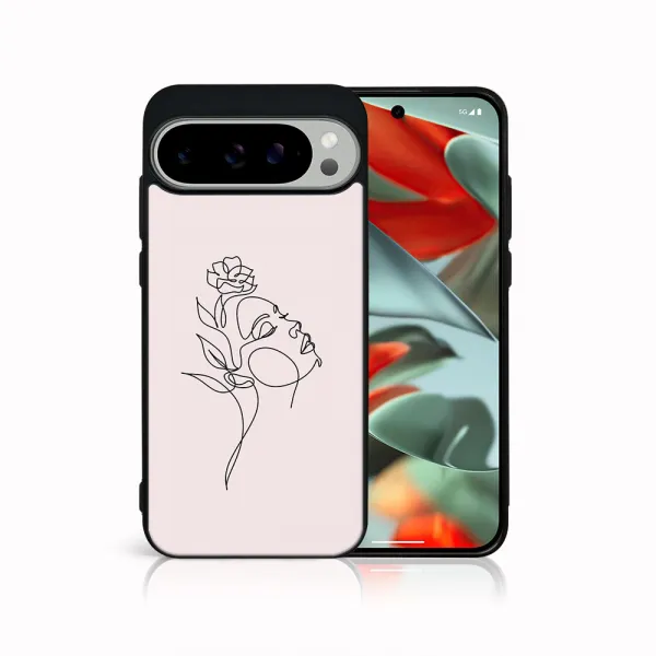 MY ART Ochranný kryt pre Google Pixel 9 Pro ROSE GIRL (198)