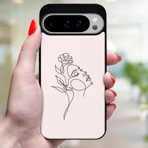 MY ART Ochranný kryt pre Google Pixel 9 Pro ROSE GIRL (198)