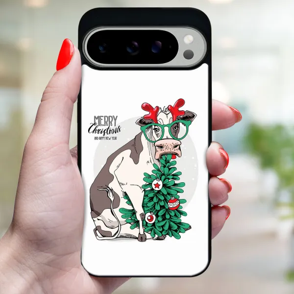 MY ART Kryt s vianočným dizajnom Google Pixel 9 Pro MERRY CHRISTMAS (074)