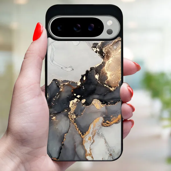 MY ART Ochranný kryt pre Google Pixel 9 Pro GREY MARBLE (140)