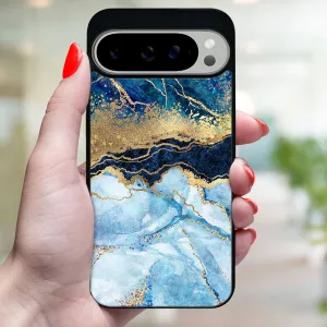 MY ART Ochranný kryt pre Google Pixel 9 Pro BLUE MARBLE (141)