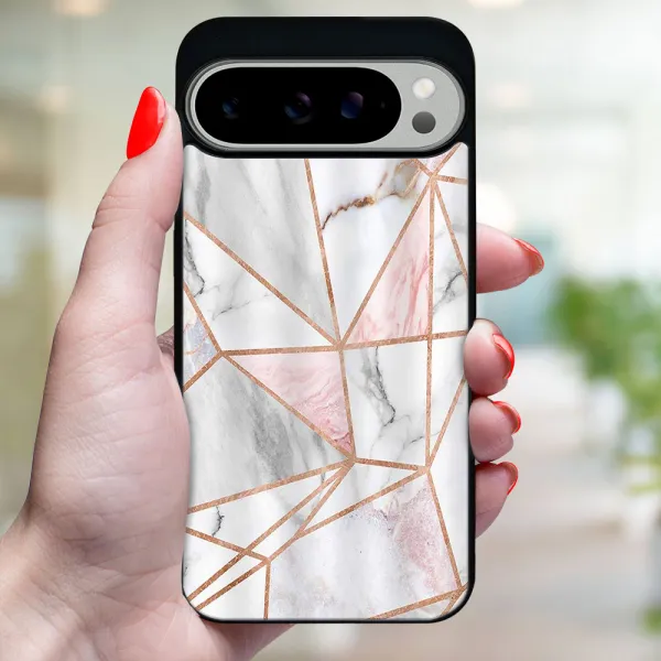 MY ART Ochranný kryt pre Google Pixel 9 Pro PINK MARBLE (143)