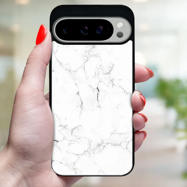 MY ART Ochranný kryt pre Google Pixel 9 Pro WHITE MARBLE (144)