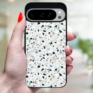 MY ART Ochranný kryt pre Google Pixel 9 Pro GREY TERRAZZO (163)