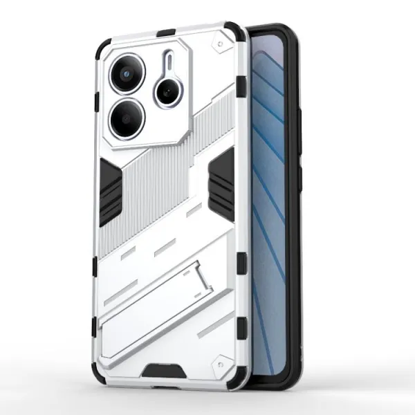 BIB Ochranný obal so stojanom pre Xiaomi Redmi Note 14 5G biely