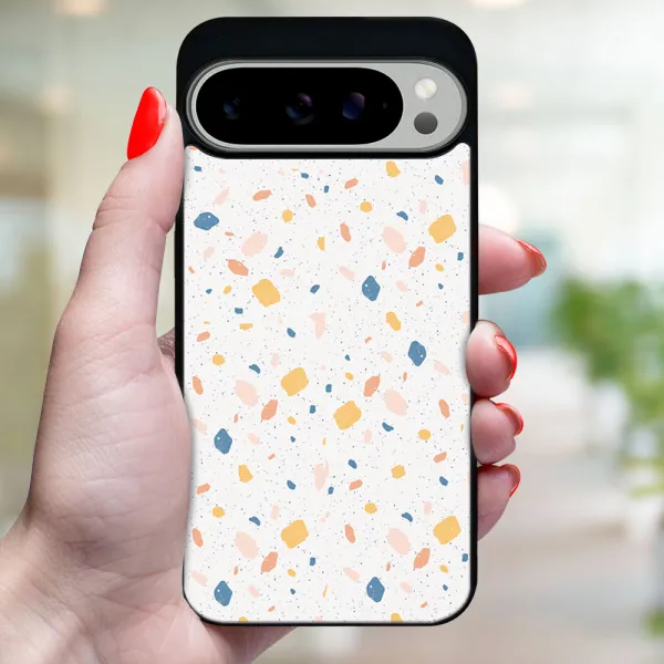 MY ART Ochranný kryt pre Google Pixel 9 Pro ORANGE TERRAZZO (165)
