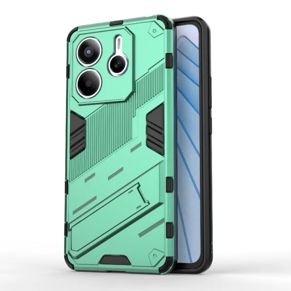 BIB Ochranný obal so stojanom pre Xiaomi Redmi Note 14 5G zelený