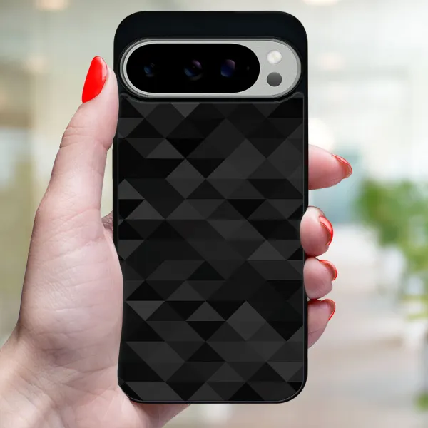 MY ART Ochranný kryt pre Google Pixel 9 Pro BLACK TRIANGLES (232)