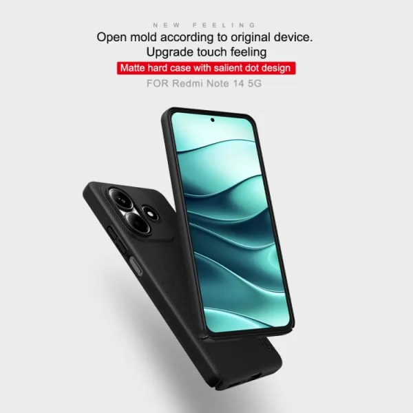 NILLKIN FROSTED Ochranný kryt pre Xiaomi Redmi Note 14 5G modrý