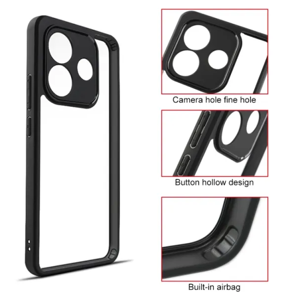 SHOCK Extra odolný kryt Xiaomi Redmi Note 14 5G čierny