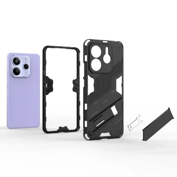 BIB Ochranný obal so stojanom pre Xiaomi Redmi Note 14 5G biely