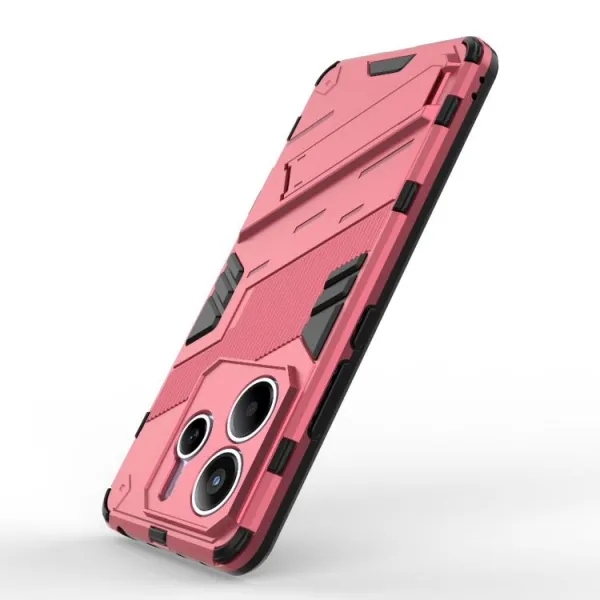 BIB Ochranný obal so stojanom pre Xiaomi Redmi Note 14 5G ružový