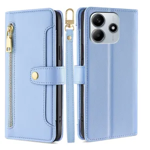 PASTEL Peňaženkové puzdro pre Xiaomi Redmi Note 14 5G modré