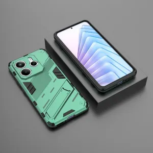 BIB Ochranný obal so stojanom pre Xiaomi Redmi Note 14 5G zelený