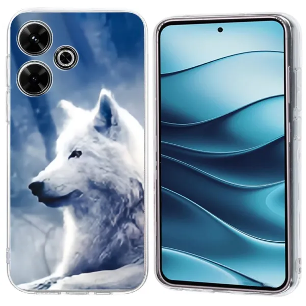 ART TPU Ochranný kryt pre Xiaomi Redmi Note 14 5G WOLF