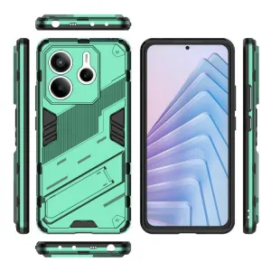 BIB Ochranný obal so stojanom pre Xiaomi Redmi Note 14 5G zelený