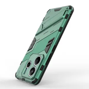 BIB Ochranný obal so stojanom pre Xiaomi Redmi Note 14 5G zelený