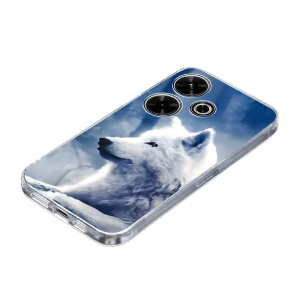 ART TPU Ochranný kryt pre Xiaomi Redmi Note 14 5G WOLF