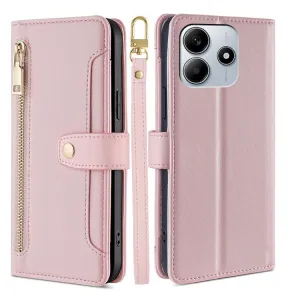 PASTEL Peňaženkové puzdro pre Xiaomi Redmi Note 14 5G ružové