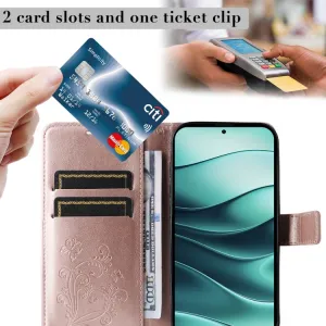 ART BUTTERFLY Peňaženkový obal pre Xiaomi Redmi Note 14 5G ružový