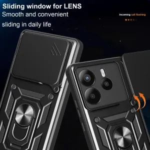 RING CAMERA Kryt s držiakom pre Xiaomi Redmi Note 14 5G modrý