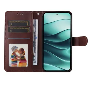 SMOOTH Peňaženkové puzdro pre Xiaomi Redmi Note 14 5G hnedé