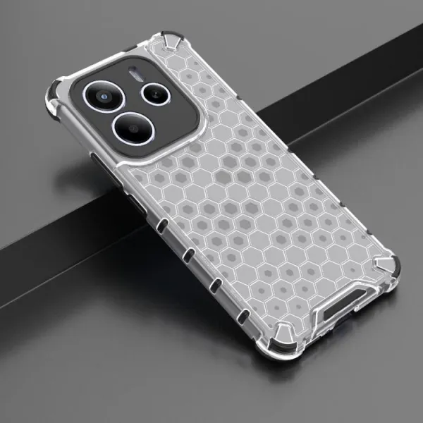 HONEYCOMB Ochranný kryt Xiaomi Redmi Note 14 5G priehľadný