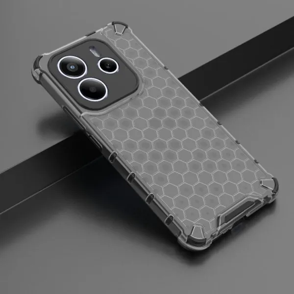 HONEYCOMB Ochranný kryt Xiaomi Redmi Note 14 5G čierny