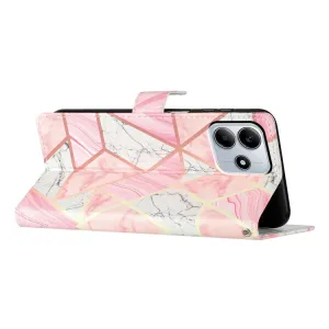 ART Peňaženkový kryt pre Xiaomi Redmi Note 14 5G PINK MARBLE