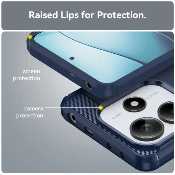 FLEXI TPU Ochranný kryt Xiaomi Redmi Note 14 5G modrý