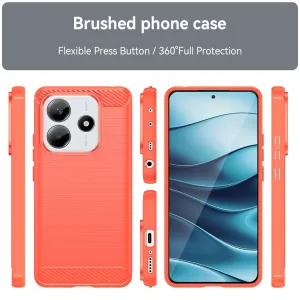 FLEXI TPU Ochranný kryt Xiaomi Redmi Note 14 5G červený