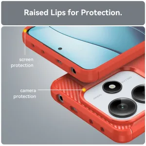 FLEXI TPU Ochranný kryt Xiaomi Redmi Note 14 5G červený