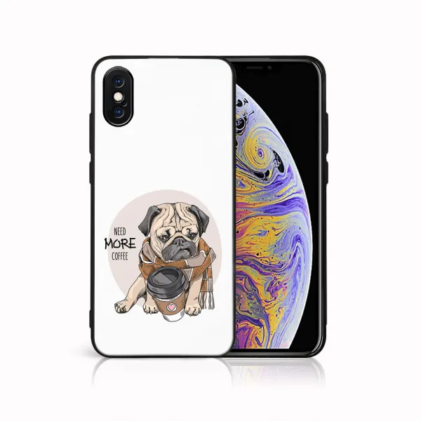MY ART Ochranný kryt pre Apple iPhone X / XS MORE COFFEE (184)