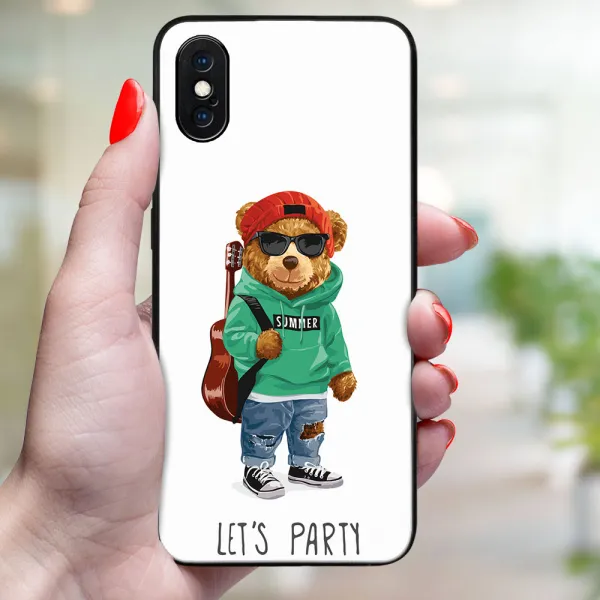 MY ART Ochranný kryt pre Apple iPhone X / XS BEAR (177)