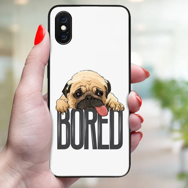 MY ART Ochranný kryt pre Apple iPhone X / XS BORED (178)