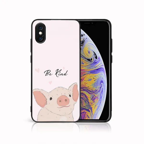 MY ART Ochranný kryt pre Apple iPhone X / XS BE KIND (190)