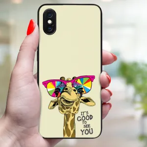 MY ART Ochranný kryt pre Apple iPhone X / XS GIRAFFE (180)