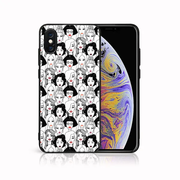 MY ART Ochranný kryt pre Apple iPhone X / XS LIPSTICK (174)