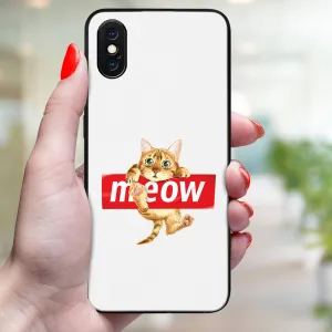 MY ART Ochranný kryt pre Apple iPhone X / XS MEOW (183)