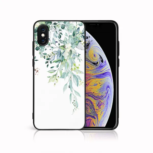 MY ART Ochranný kryt pre Apple iPhone X / XS GREENERY (155)